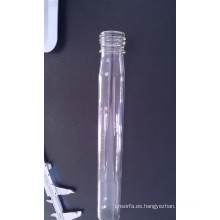 El casquillo de seguridad claro botella de vidrio Tubular